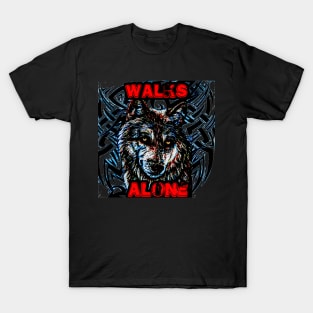 Walks alone T-Shirt